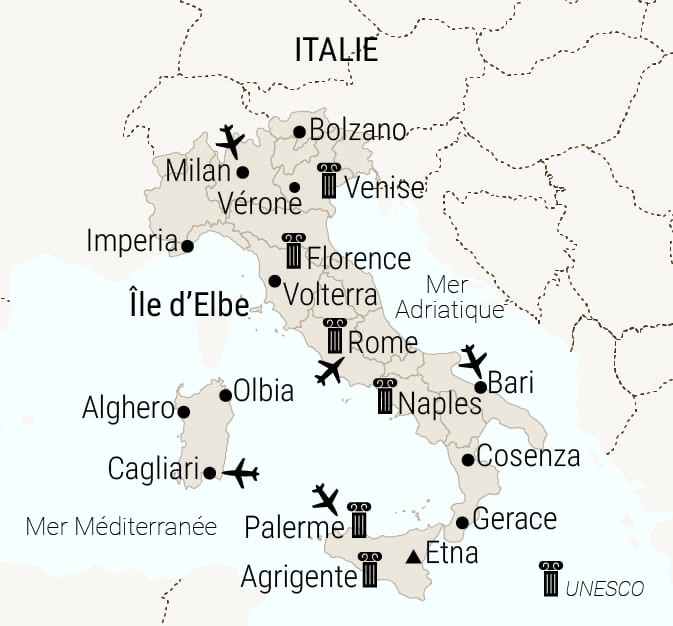 carte Italie