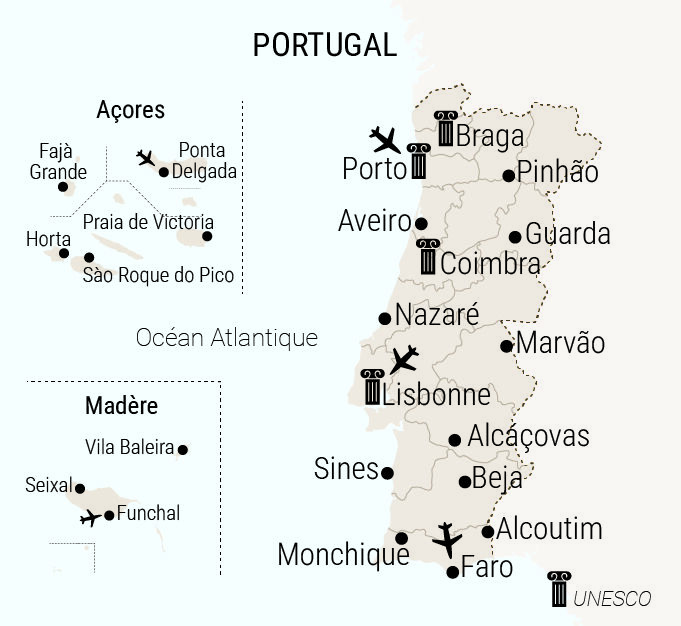 carte portugal