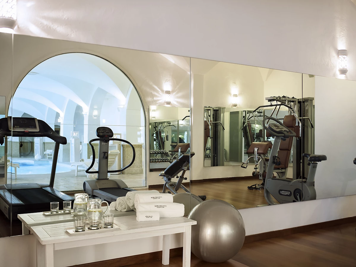 Salle de sport, Borgobianco Resort & Spa, Pouilles, Italie