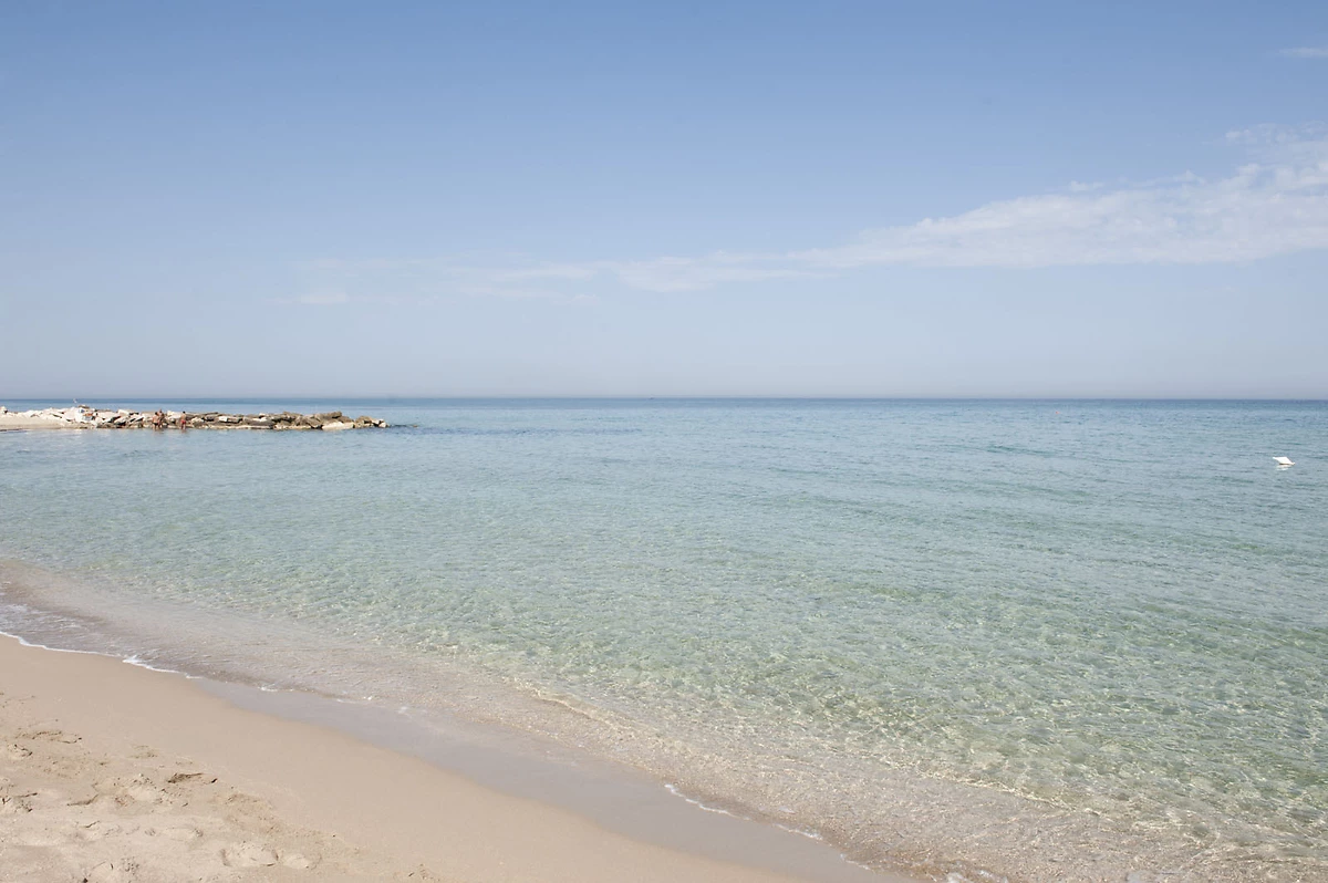Plage, Ostuni a Mare, Pouilles, Italie