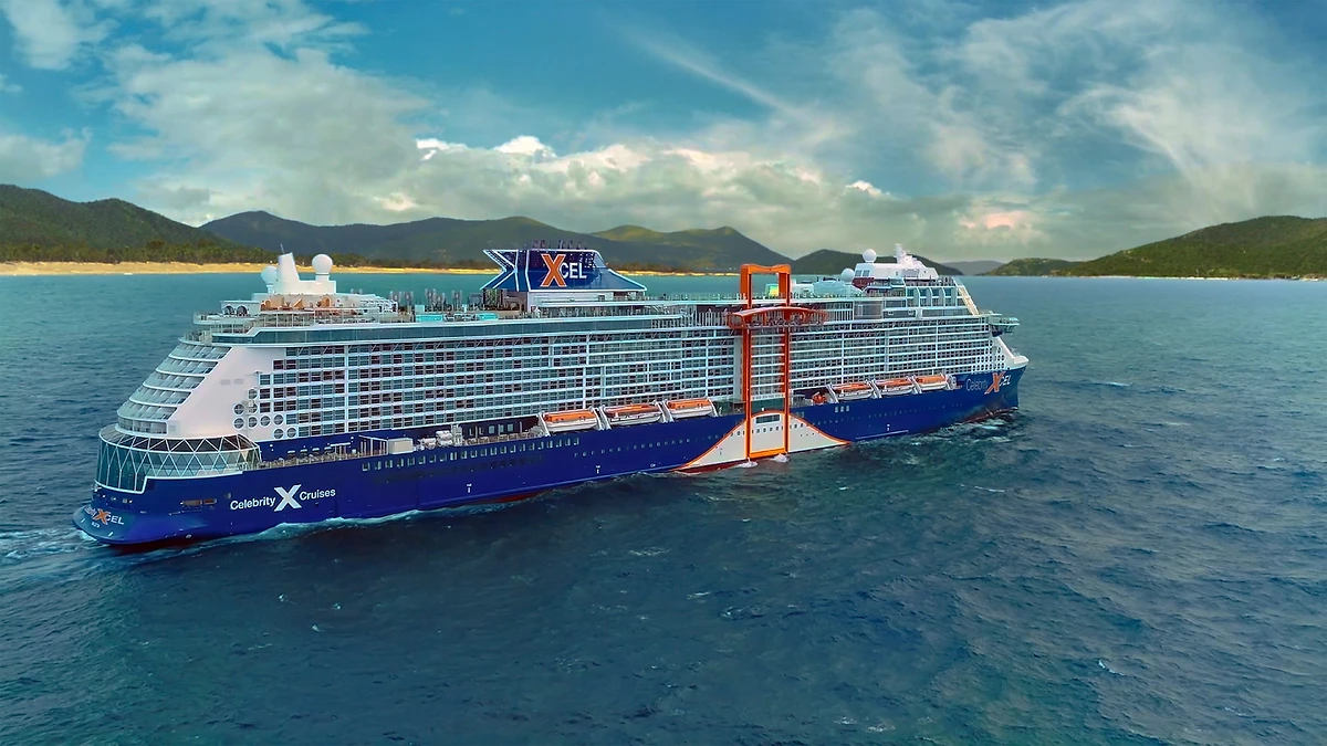 Vue extérieure du bateau, Celebrity Xcel