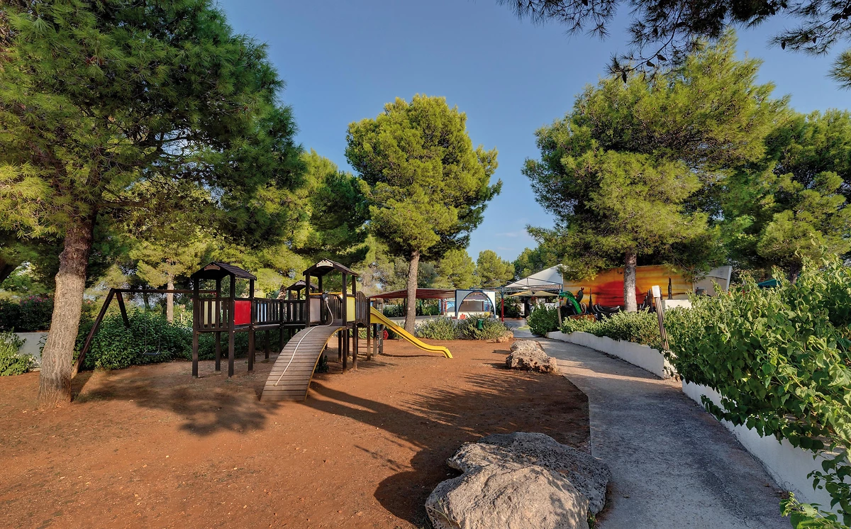 Aire de jeux, Club enfants, Porto Giardino, Pouilles, Italie