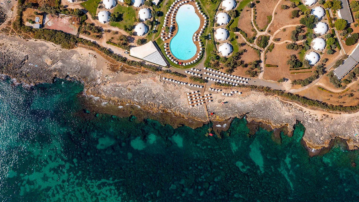 Plage, Torre Cintola Greenblu Sea Emotions, Pouilles, Italie