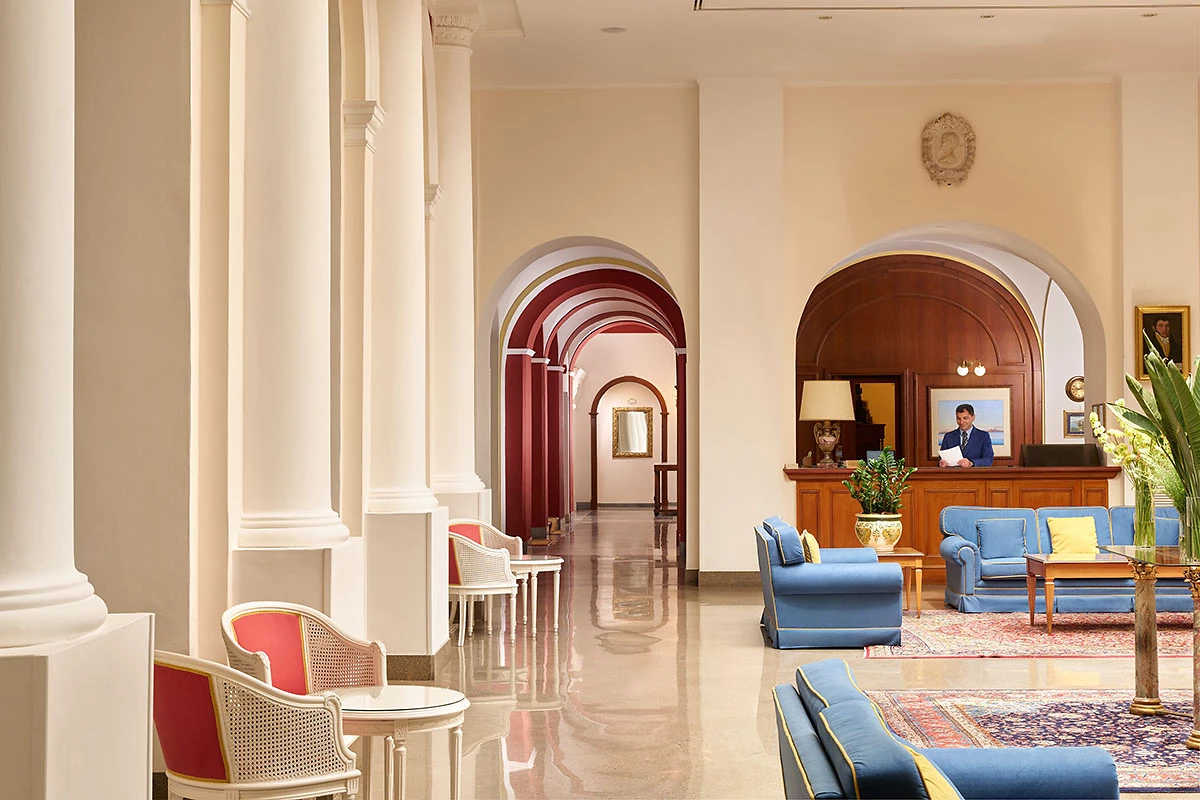 Réception, Imperial Hotel Tramontano, Sorrente, Italie