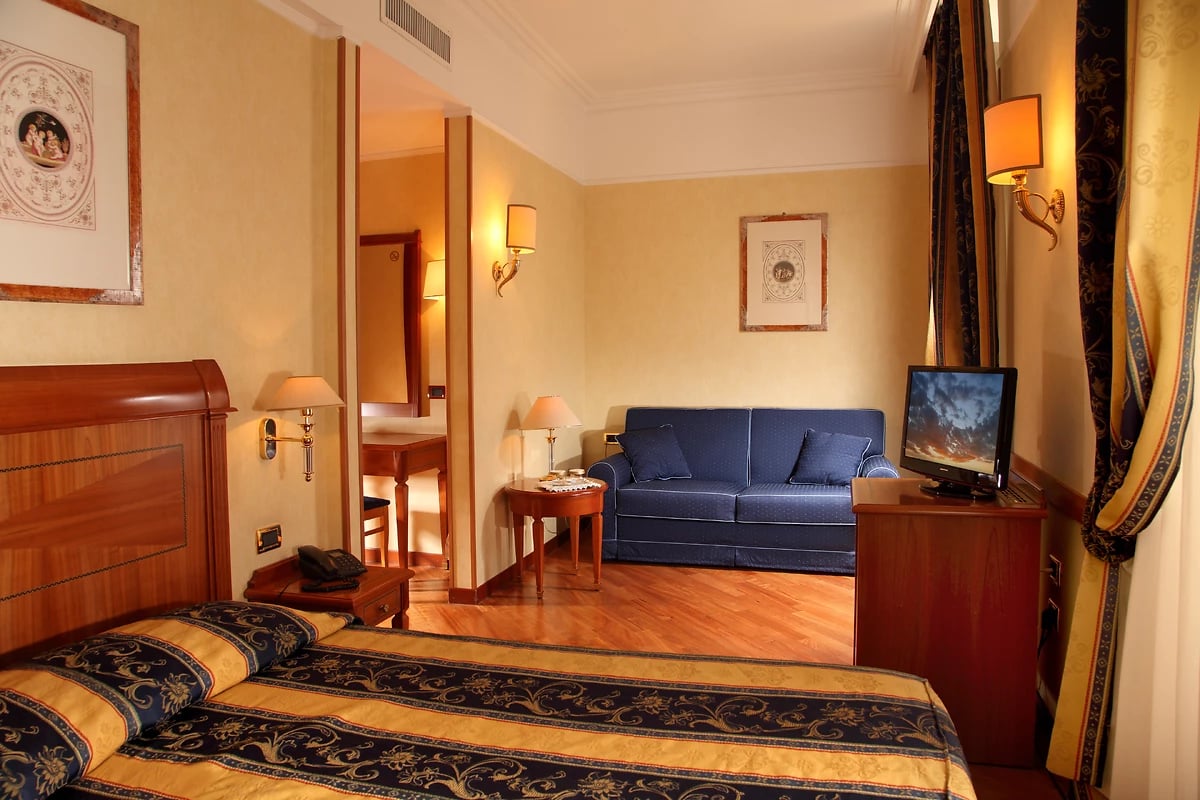 Chambre deluxe, hôtel Albergo Ottocento, Rome