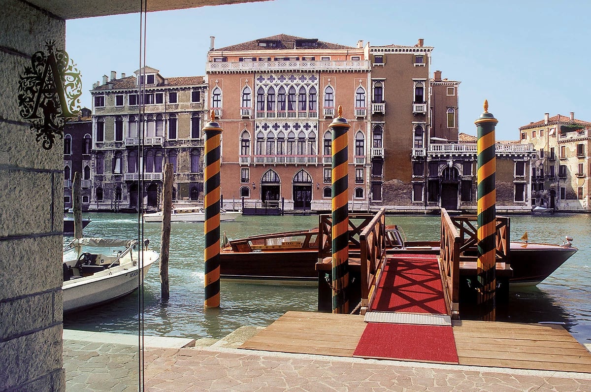 Quai de l'hôtel, hôtel Palazzo Sant'Angelo, Venise, Italie