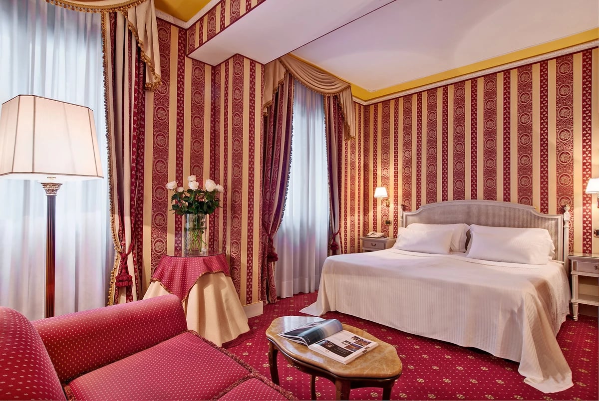 Chambre deluxe, hôtel Palazzo Sant'Angelo, Venise, Italie
