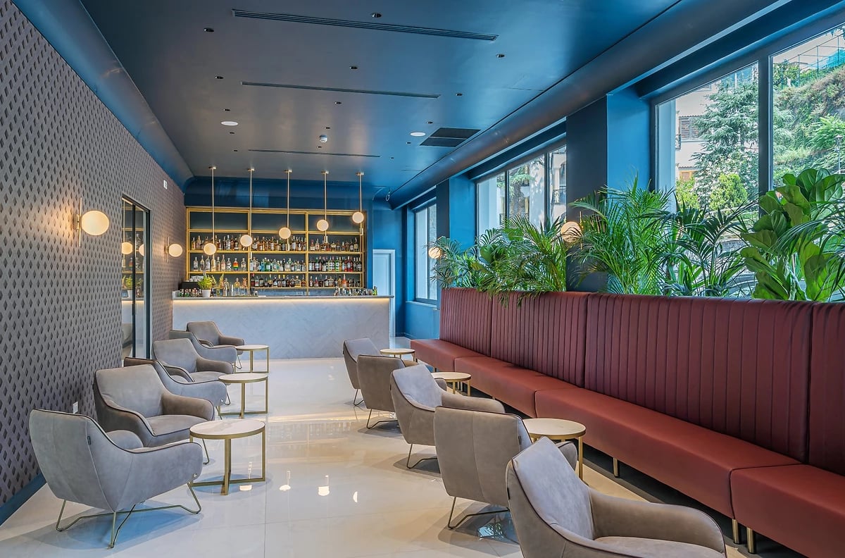 Angelina Lobby, Bar, Hotel Mary, Sorrente, Italie