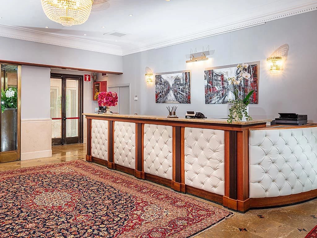 Réception de l'hôtel, Hotel All'Angelo