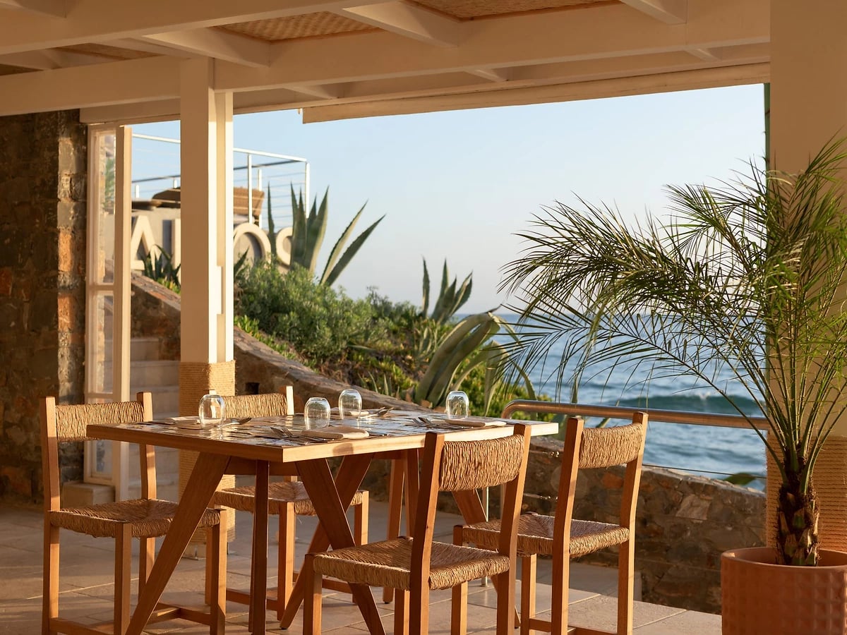Restaurant Ammos, Ikaros Beach Luxury Resort & Spa, Crète, Grèce