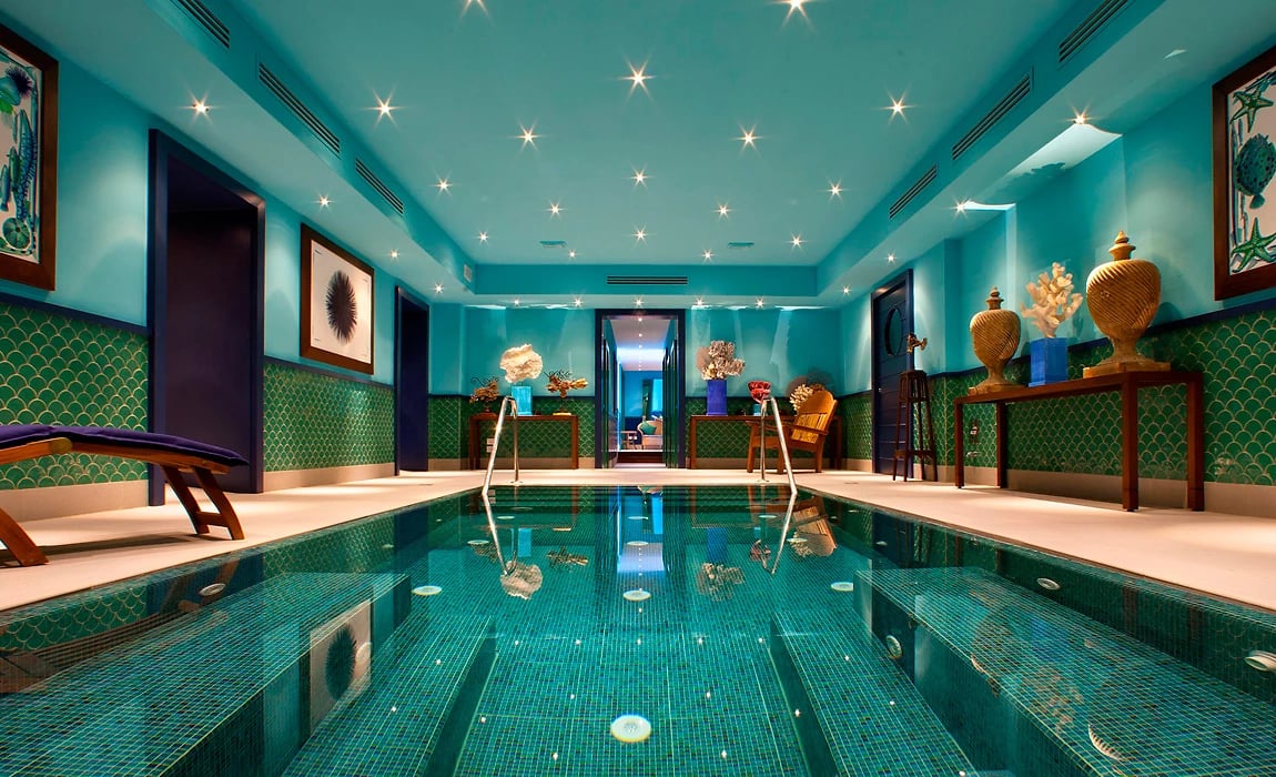 Piscine du spa, hôtel Capo La Gala Hotel & Spa, Vico Equense, Campanie, Italie