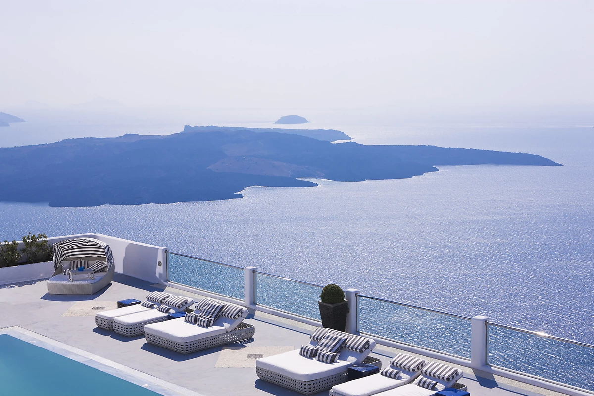 Piscine, Belvedere Suites, Santorin, Grèce