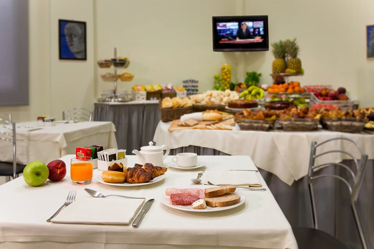 Petit déjeuner, CDH Hotel La Spieza, La Spezia, Italie