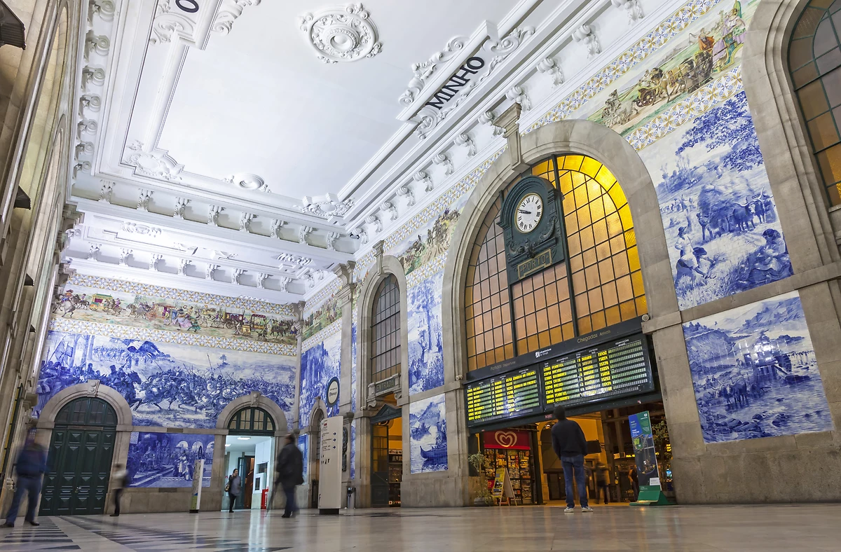 Gare de Sao Bento, Porto, Portugal