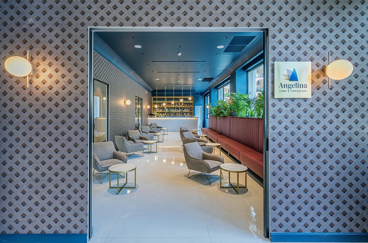 Angelina Lobby, Bar, Hotel Mary, Sorrente, Italie