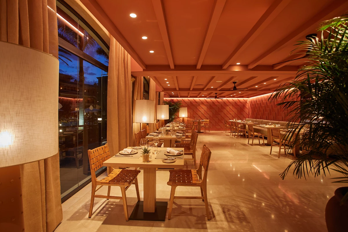 Un des restaurants de l'hôtel, Secrets Bahía Real Resort & Spa