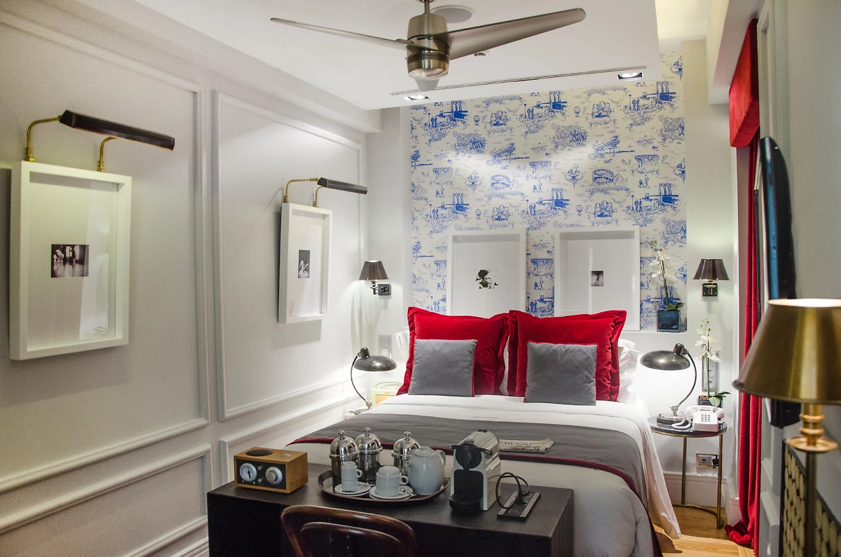 Inside room, Brown's Central Hotel, Lisbonne, Portugal