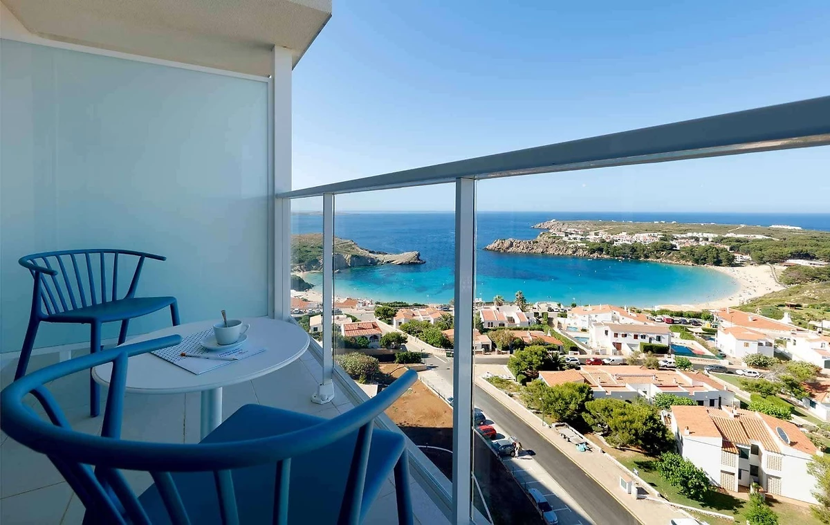 Chambre, balcon, vue sur la mer, Palladium Hotel Menorca, Minorque, Espagne