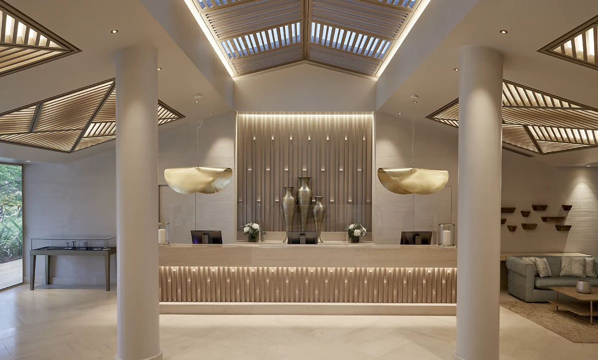 Réception de l'hôtel, Porto Sani