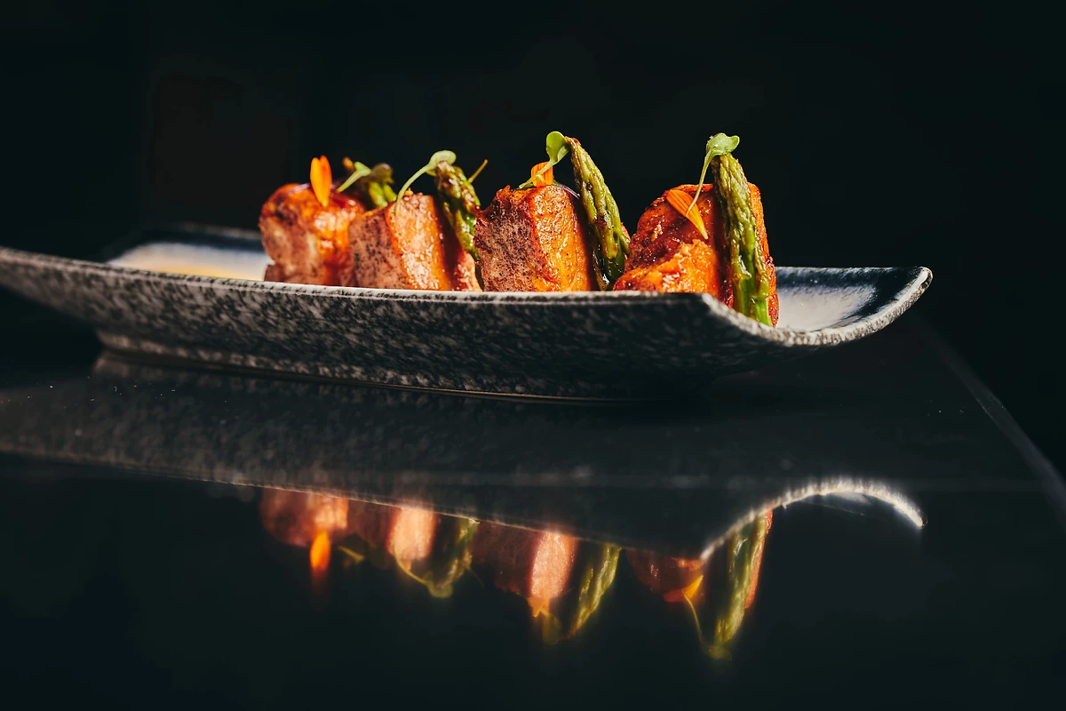 Plat servi dans l'un des restaurants de l'hôtel, Secrets Bahía Real Resort & Spa