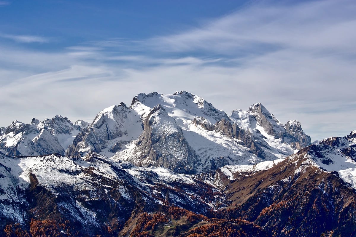 Glacier Marmolada, Dolomites