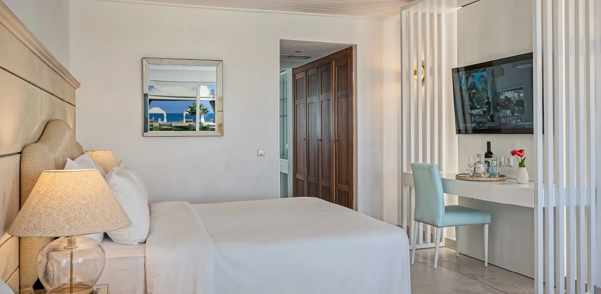 Junior suite front de mer piscine privée