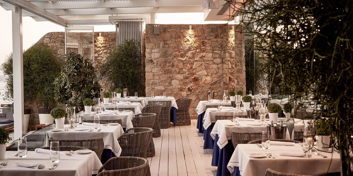 Restaurant Efisia, Myconian Ambassador Relais & Châteaux, Mykonos, Grèce