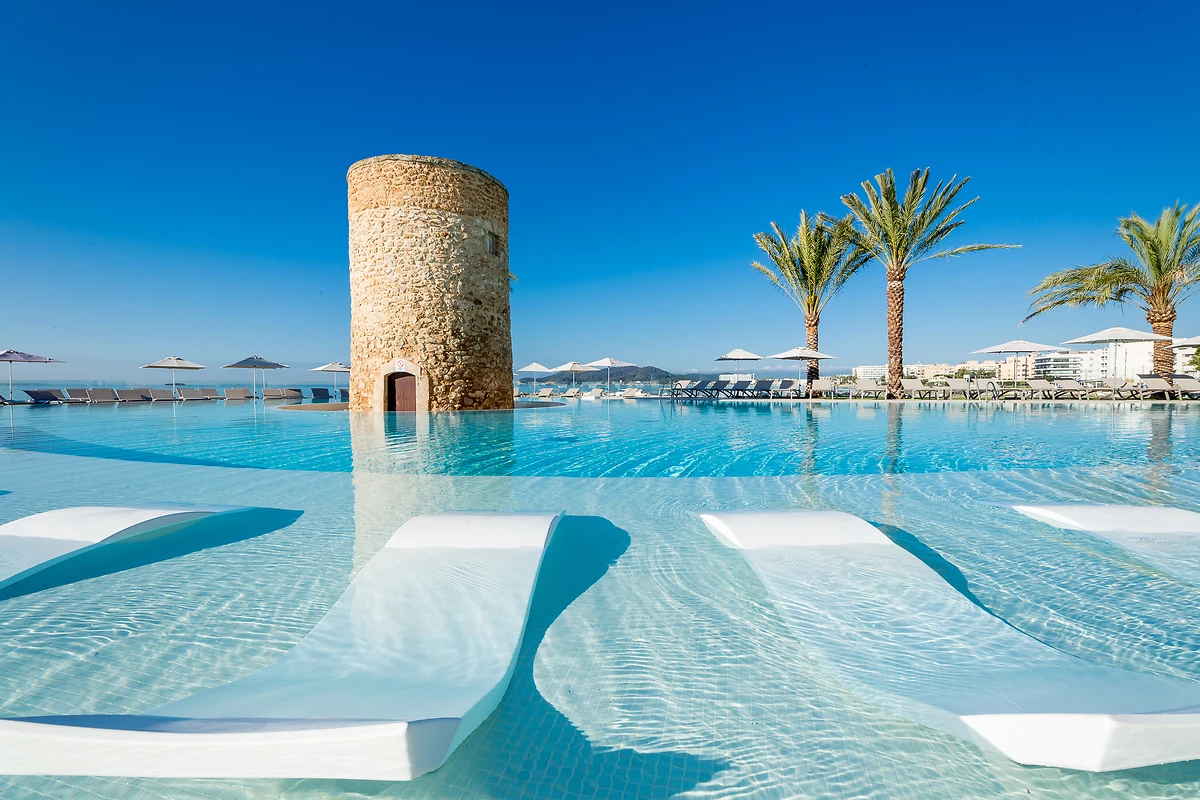 Piscine, Hôtel Torre del Mar, Ibiza, Baléares