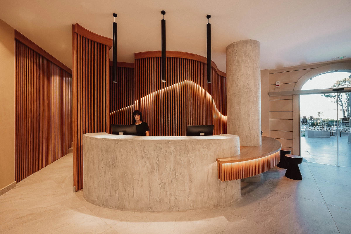 Réception de l'hôtel, Eliros Mare Hotel, Crète, Grèce