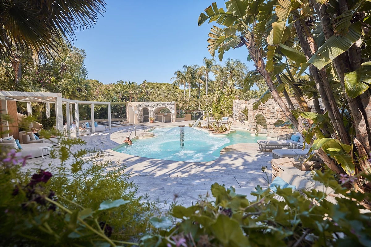 Piscine du Spa, Forte Village Il Castello, Sardaigne, Italie