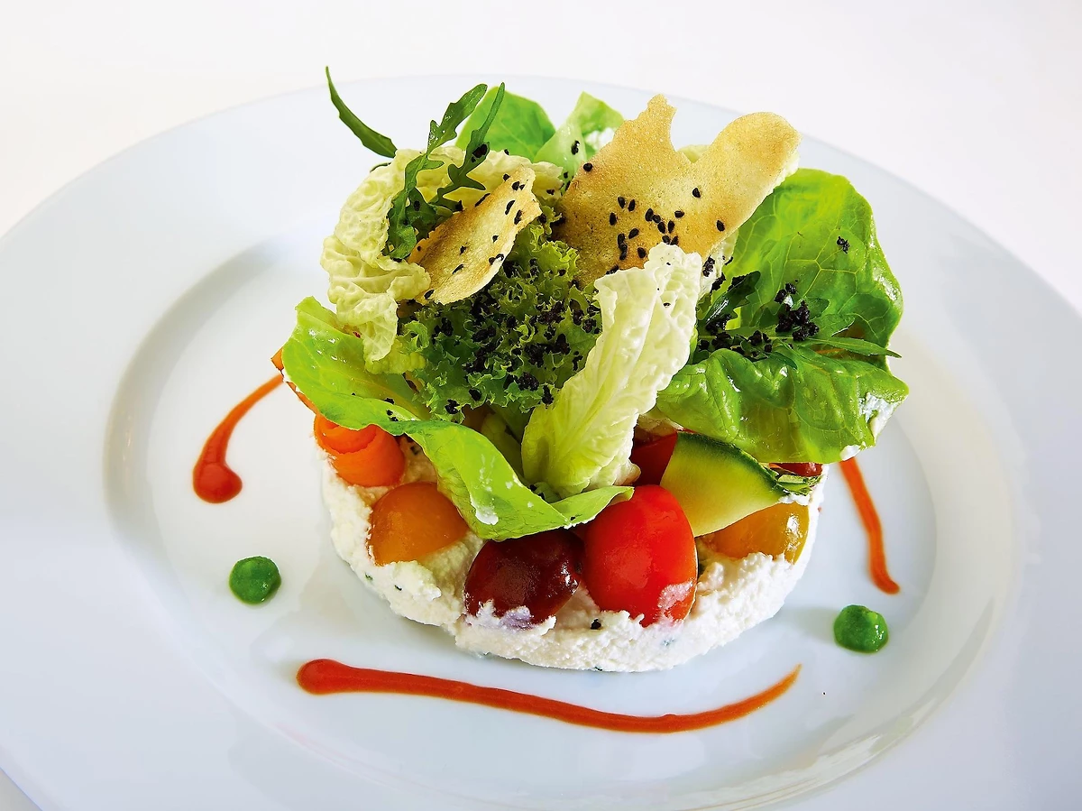 Plat servi au restaurant Pool Bar, Grecotel Villa Oliva