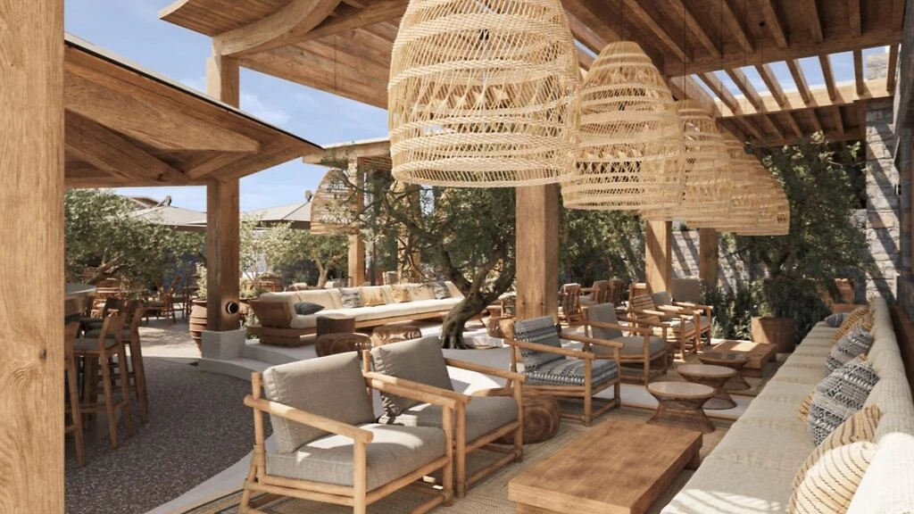 Beach bar, Porto Elounda Golf & Spa Resort, Crète, Grèce