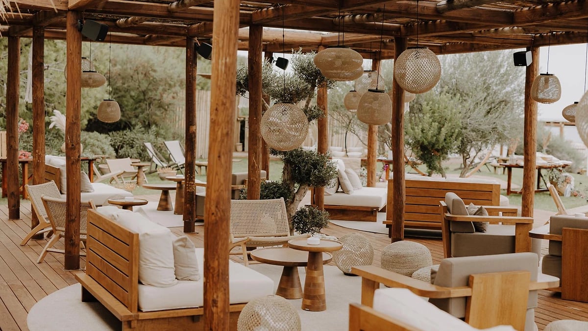 Beach club, Mangia's Torre del Barone Resort & Spa, Sicile, Italie