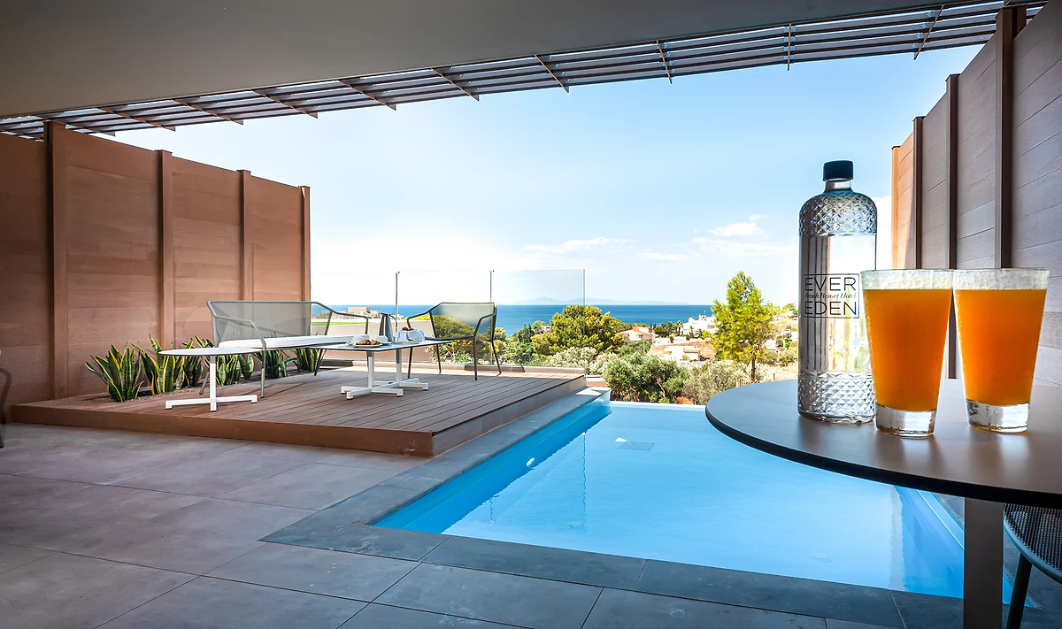 Suite famille avec piscine privée