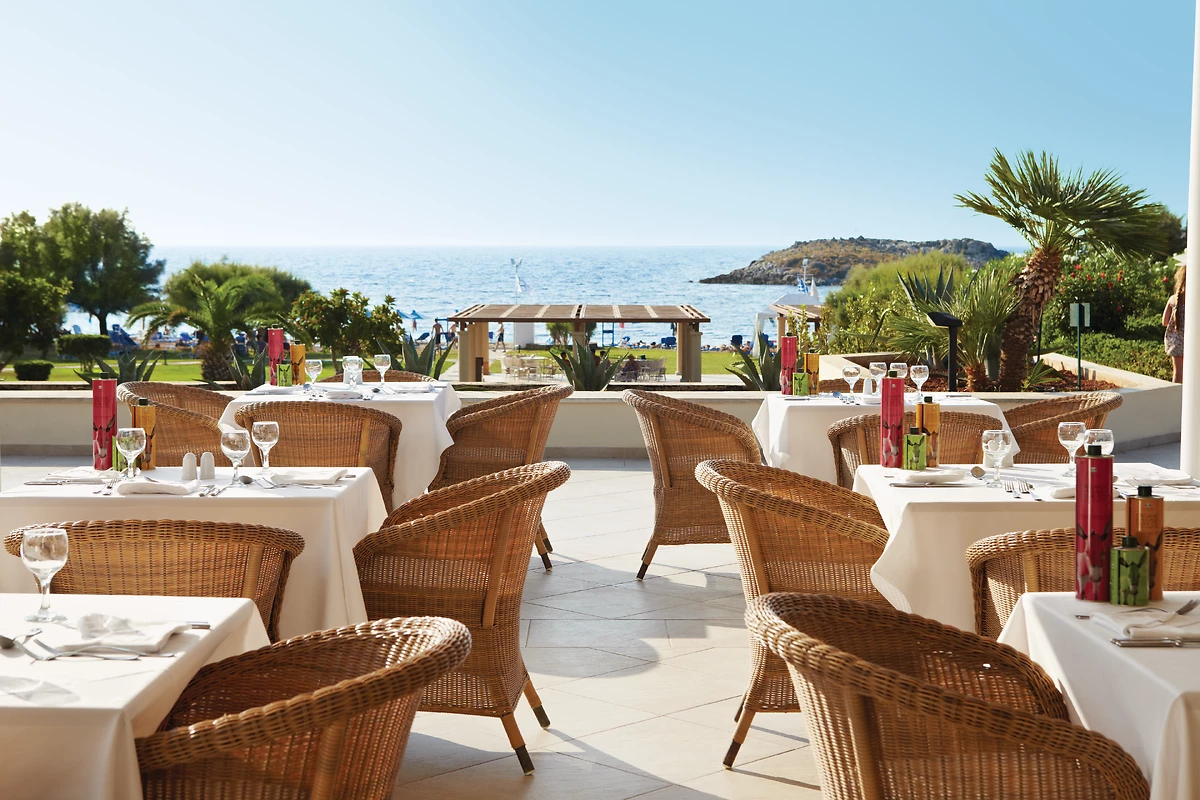Un des restaurants de l'hôtel, Grecotel Meli Palace