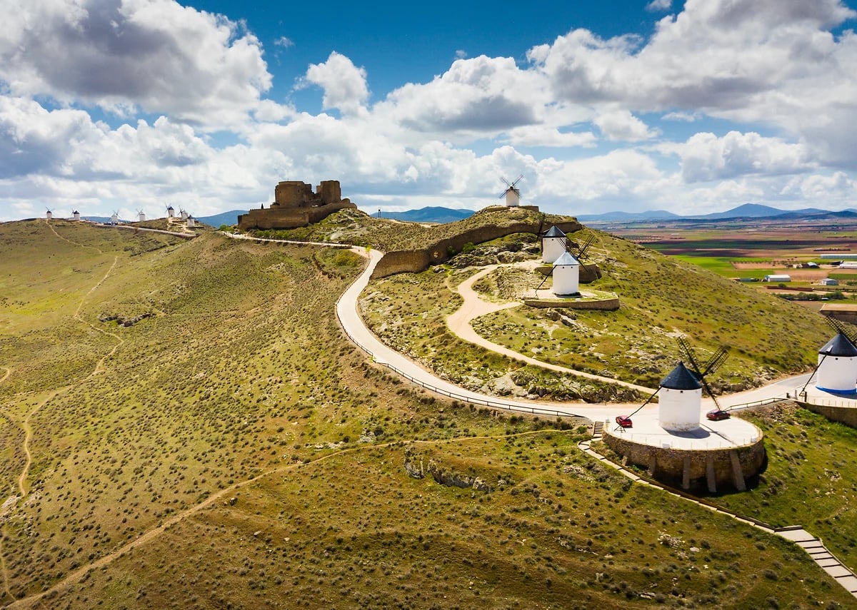 Route de Don Quichotte à Consuegra, Espagne