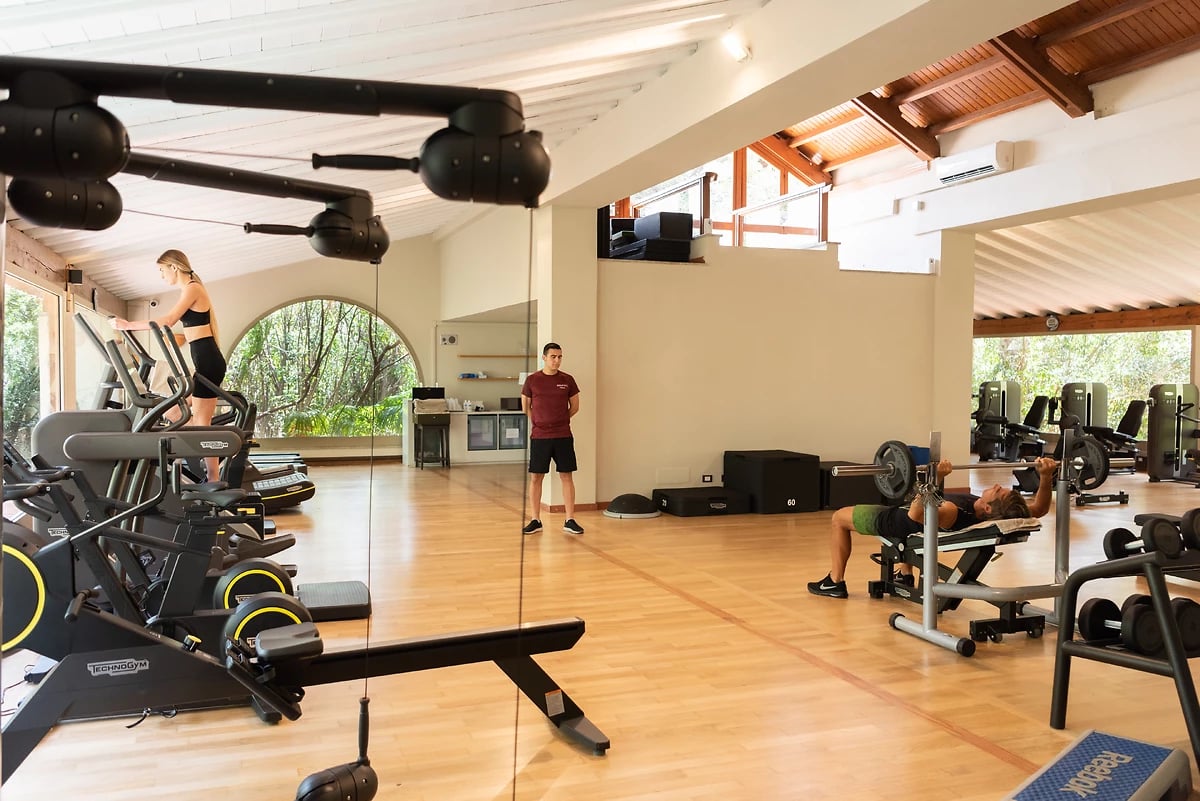 Salle de sport, Forte Village - Le Palme, Sardaigne, Italie