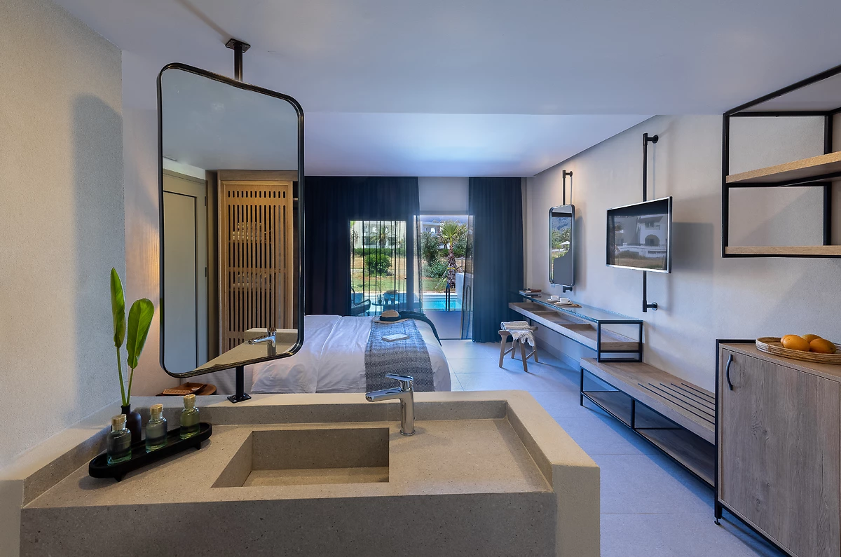 Chambre double supérieure avec piscine privée