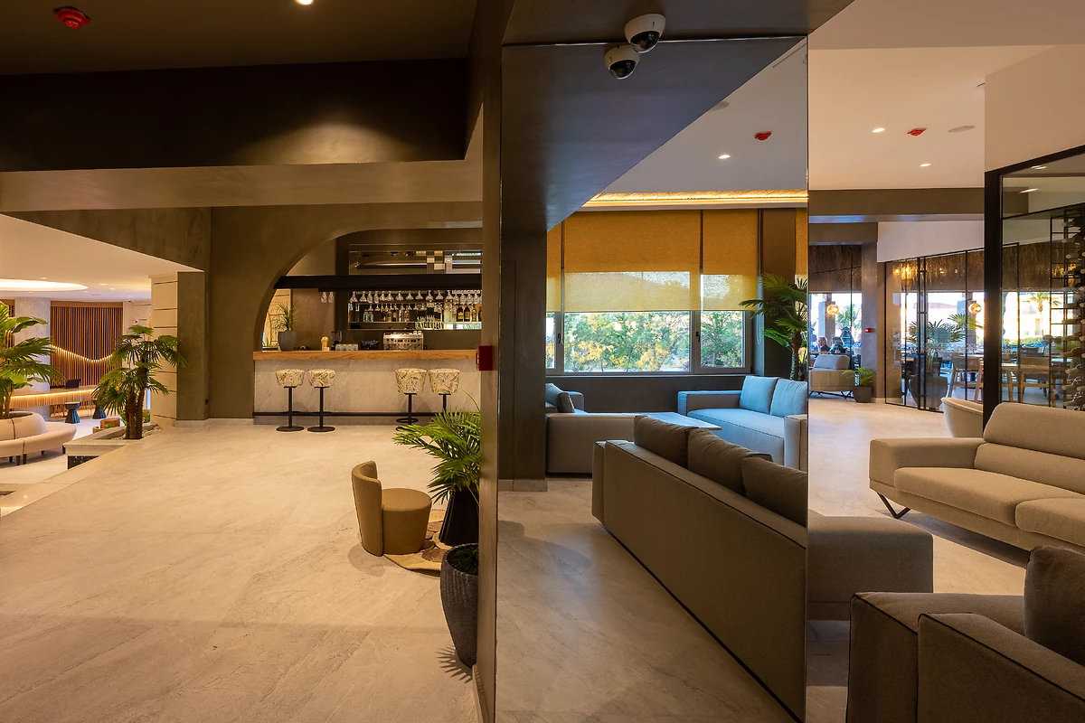 Bar principal, Eliros Mare, Crète, Grèce