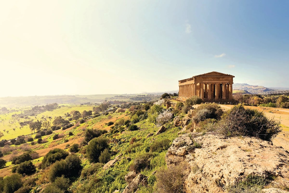 Temple de la Concorde, vallée des Temples, Agrigente, Sicile