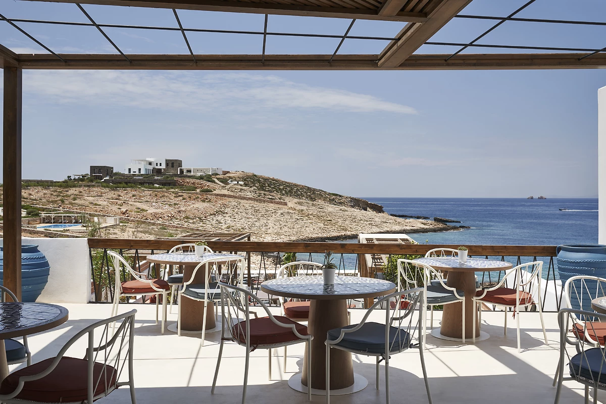 Terrasse du Olvo, Restaurant, Andronis Minois, Paros, Cyclades, Grèce