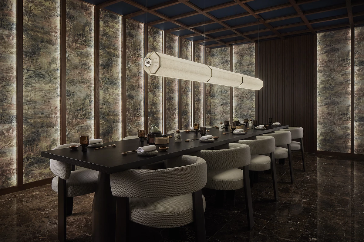 Table dressée, restaurant Yakuza, Tivoli La Caleta Tenerife Resort