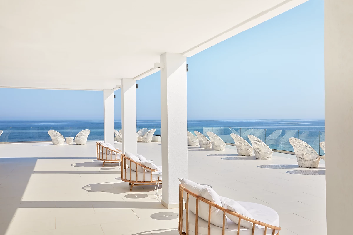 Lounge, hôtel Grecotel LUXME White, Crète, Grèce