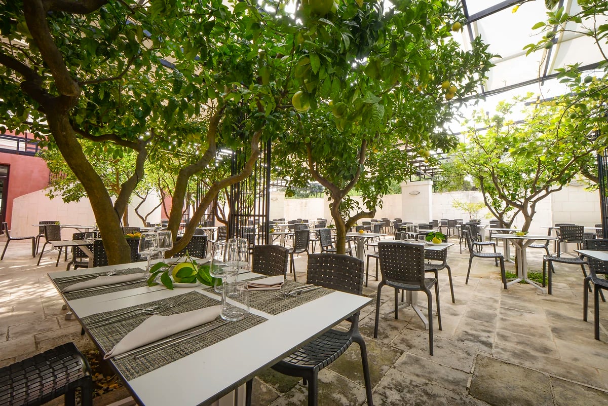 Restaurant de l'hôtel, Grand Hotel Masseria Santa Lucia