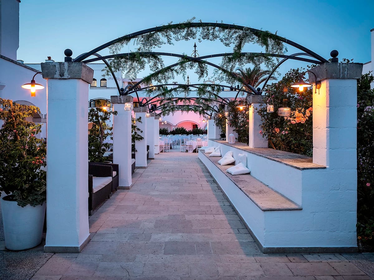 Jardin, Borgobianco Resort & Spa, Pouilles, Italie