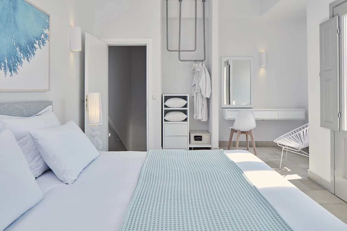 Maisonnette, Aquablue Hotel, santorin, Grèce.