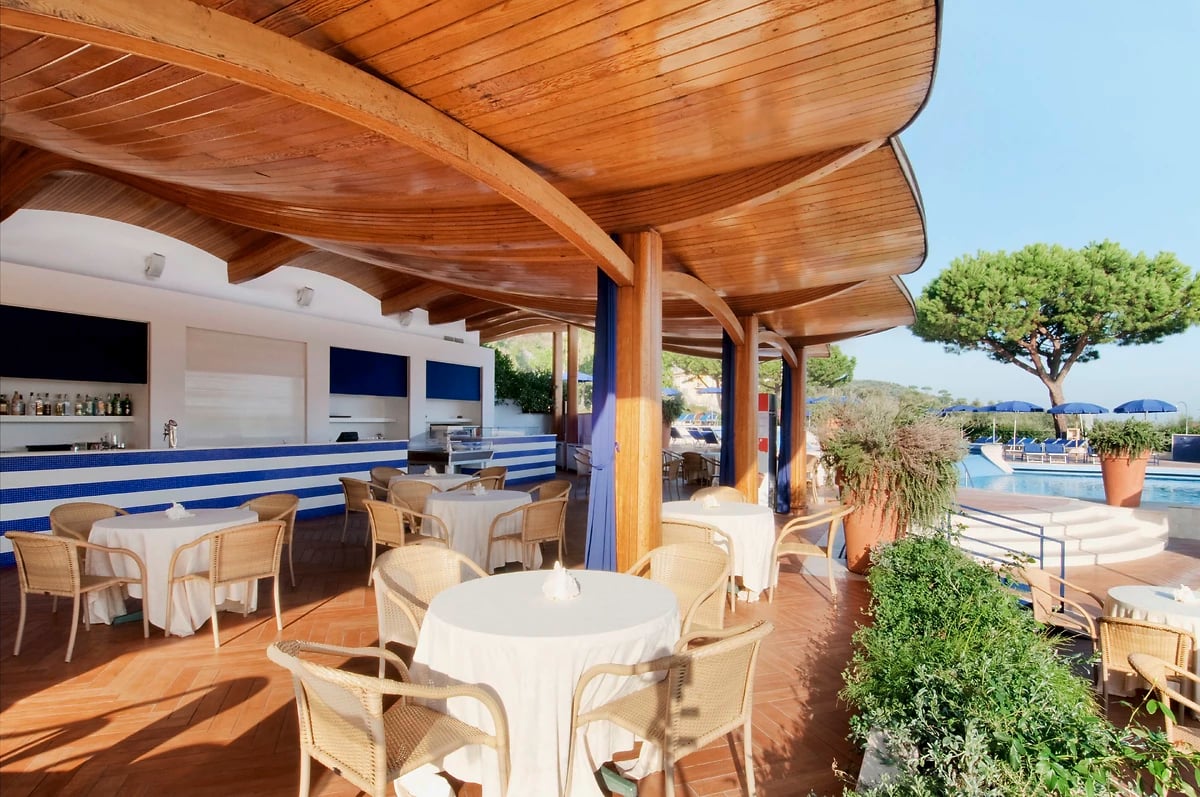 Restaurant La Pagoda, Hilton Sorrento Palace, Sorrente