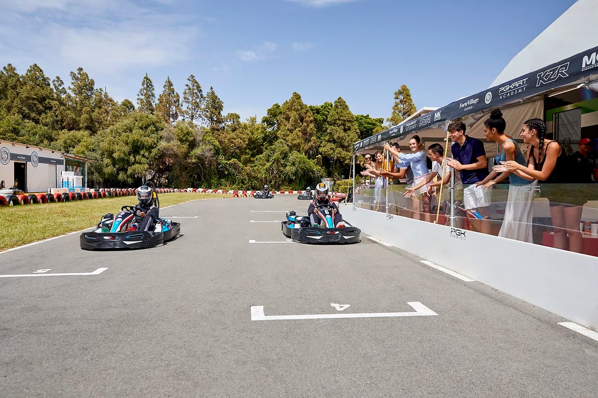 Circuit de karting, Forte Village - Le Palme, Sardaigne, Italie
