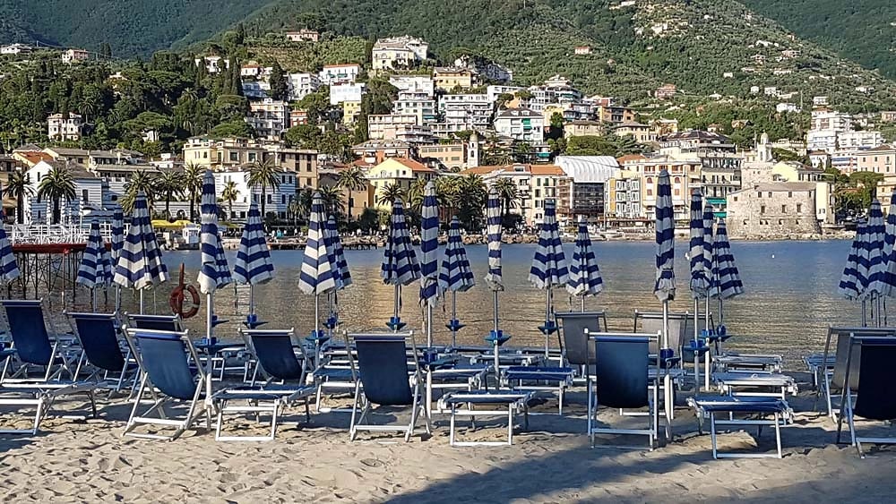 Plage de l'hôtel, Astoria Hotel Rapallo, Ligurie