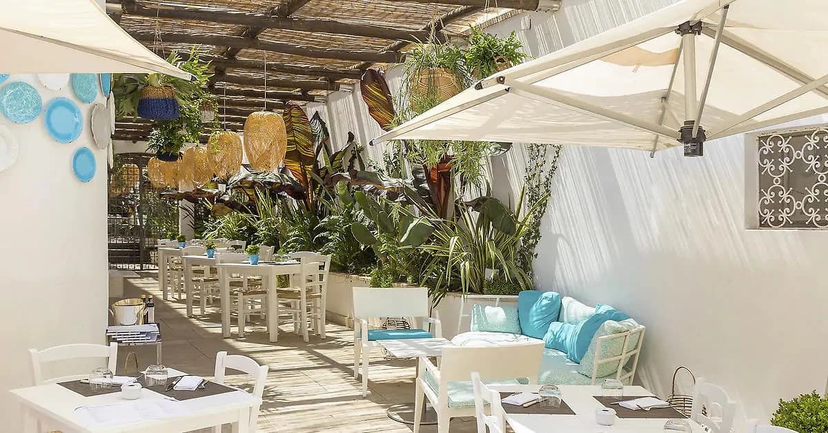 Restaurant, Hotel Villa Blu, Sorrente, Italie